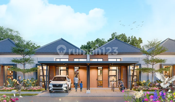 For Sale Rumah Modern Kondisi Baru 2 Kamar di Metland Kertajati
