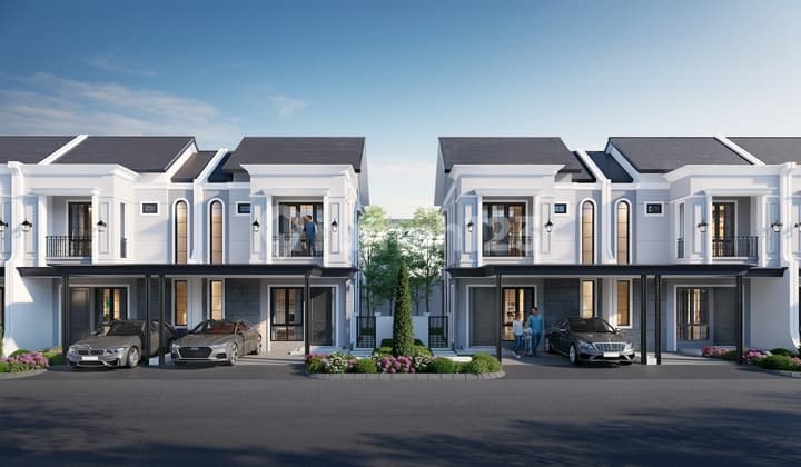 Rumah Cantik Modern 2 Lantai Dijual Kondisi Baru Lokasi Strategis