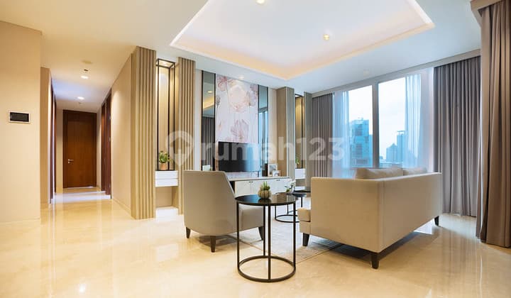 Dijual Apartemen Mewah dan Luas 3 Kamar Tidur di Pusat Bisnis Jakarta Selatan
