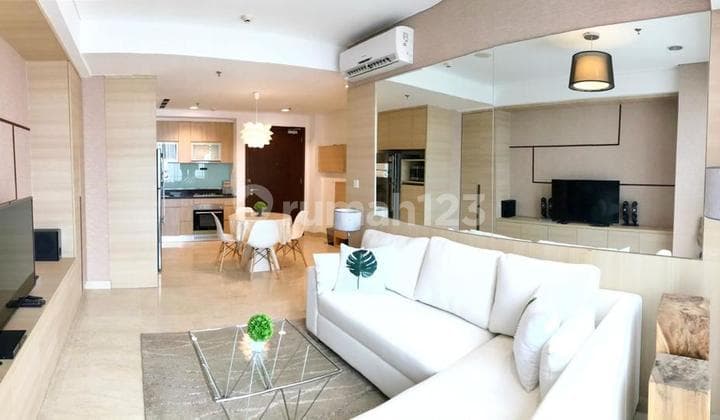 For Sale: Premium 2-Bedroom 94 sqm Unit at Setiabudi Sky Garden - Stylishly Furnished & Located in Kuningan, South Jakarta.