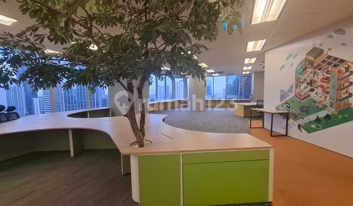 For Rent: 1,486 M² Furnished Office - Xl Smart Tower, 15th Floor · Rp 300K/M²