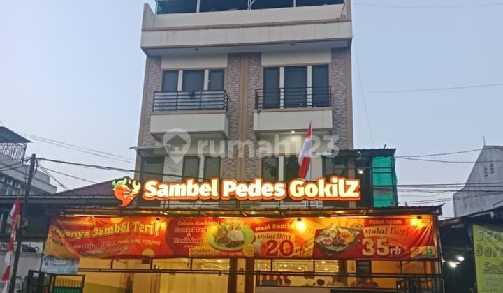 2 Ruko Gandeng Grogol, Lantai Dasar Utk Usaha Kuliner, Lantai 2,3,4 Kost2an