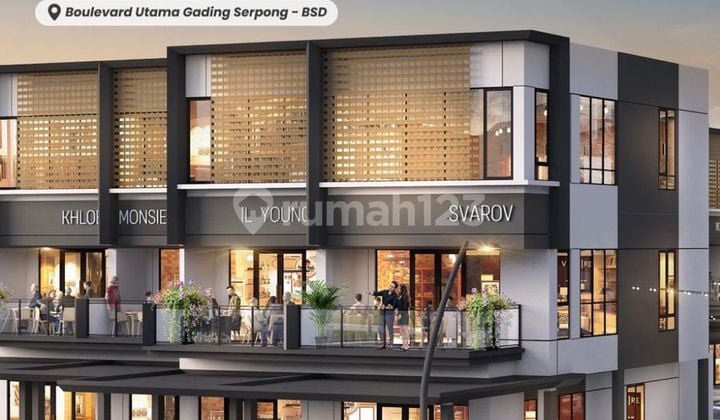 Ruko strategis pasadena square di kawasan boulevard gading serpong dengan harga menarik