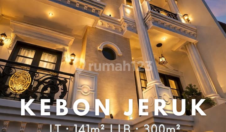 Dijual Rumah Baru Siap Huni di Pinggir Jalan Kebon Jeruk