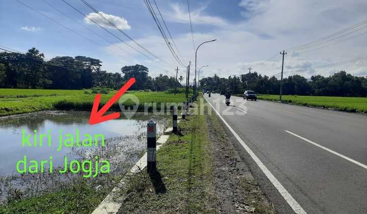 Tanah Murah Mangku Aspal Jl. Jogja-Wates, Cocok Investasi.