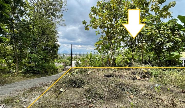 950 Meters on Jogja-Wates Road, Affordable Land with Merapi View in Balecatur, Ready for Construction