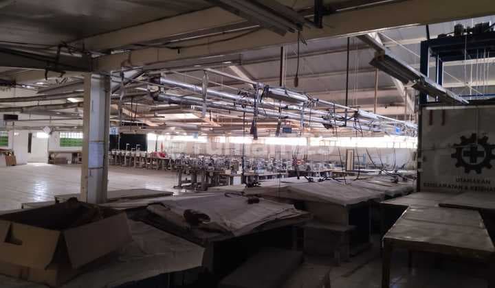 Eks Pabrik Garmen Siap Pakai Strategis di Sukabumi Dekat Tol