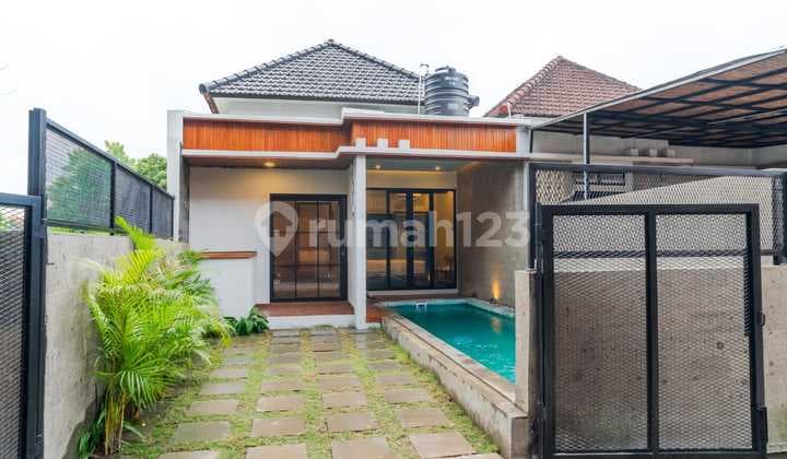 For Sale House Villa New Semi Furnish +Pool in Canggu Bali