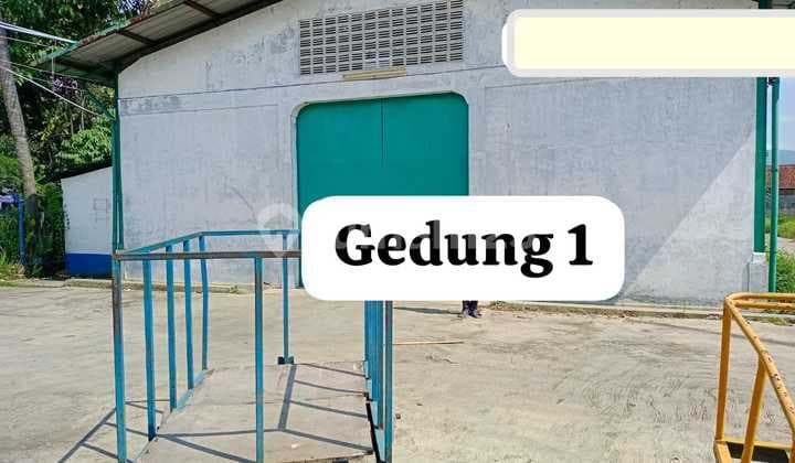 Gudang Luas Akses Kontener di Daerah Industri Cicalengka Bandung