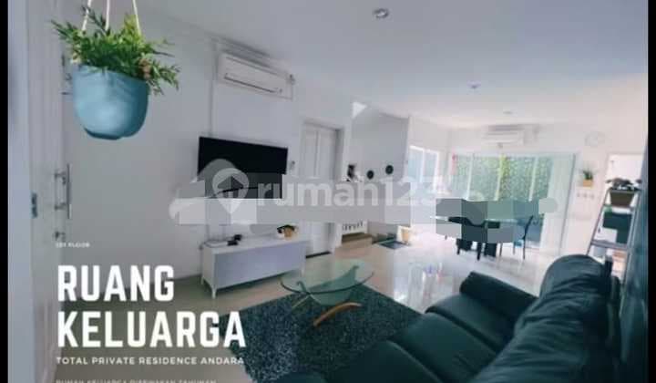 Rent Furnished 2-Story House at Private Residence Andara Jakarta