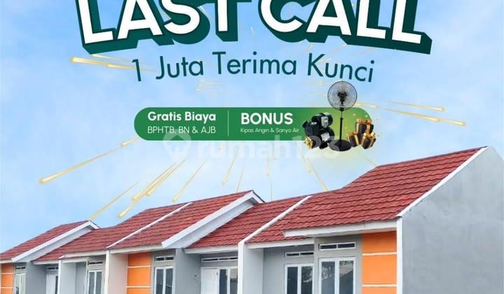 Rumah subsidi ready stock siap huni lokasi strategis bebas banjir aman dan nyaman free biaya-biaya