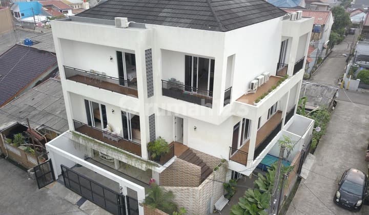 (RM225) Dijual Rumah Hook Baru Modern Tropis 3 Lt Jatibening Baru