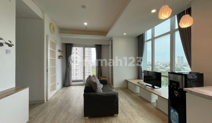Disewakan Apartemen Metro Park Residence Jakarta Barat - 2 BR + 1 Study Room Fully Furnished