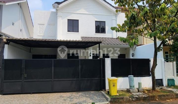 DIJUAL RUMAH MODERN CLASIC FULL FURNISHED SIAP HUNI DI GIRI LOKA BSD