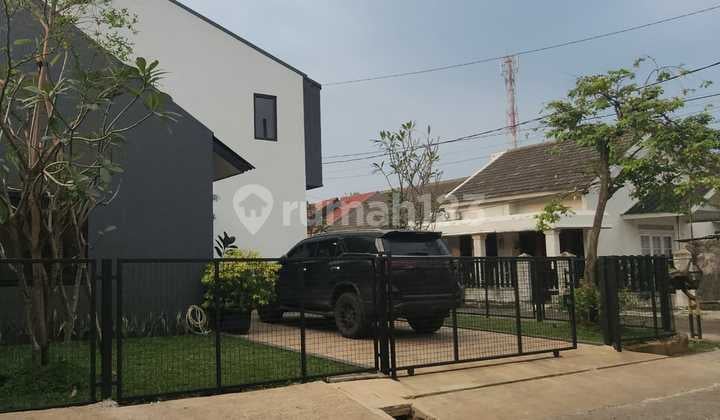 Rumah hoek 2 lantai siap huni dalam cluster di Ciater