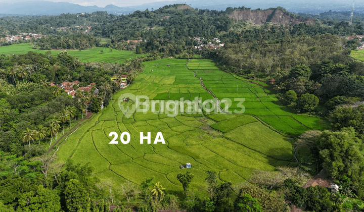 Tanah view persawahan di Cianjur