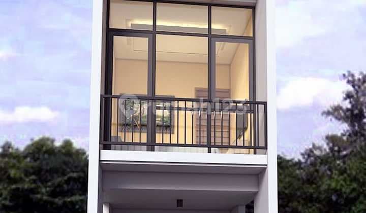 For Sale New 3-Storey House in Duri Kepa, Size 3x13m², Price Rp 1.3m.