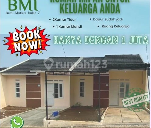 Dapatkan Rumah Subsidi Konsep Cluster Di Sukabumi Dekat Exit Tol Dan Station Kerete