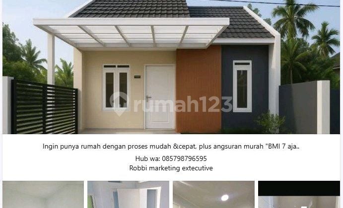 Rumah Subsidi Di Sukabumi Konsep Minimalis Green Dekat Dengan Pt Gunung Salak Sukabumi Unfurnished