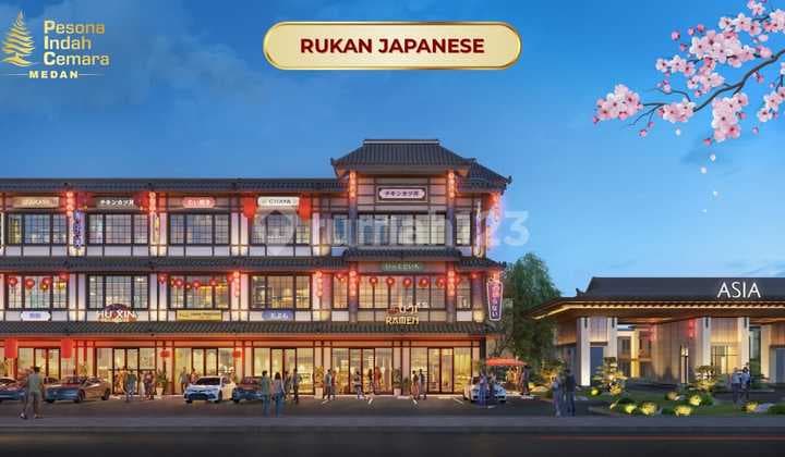 Ruko Oriental Cluster Jepang Pesona Indah Cemara Siap Huni