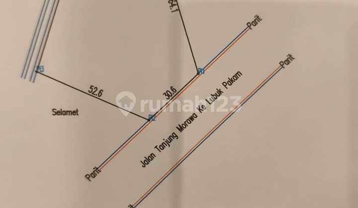 Tanah Pinggir Jalan Tanjung Morawa