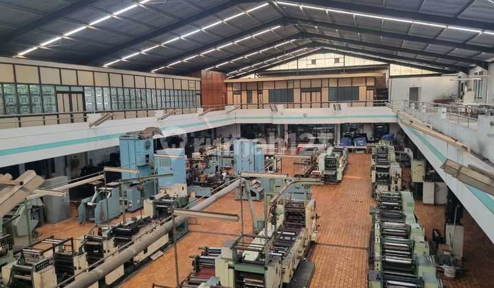 For Sale Land and Factory on the Side of the Main Road in South Jakarta