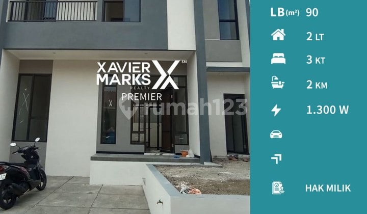 Rumah Baru Selangkah ke Pusat Kota di Pandanwangi Malang