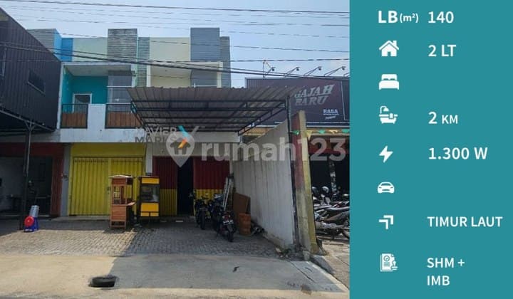 Ruko Cocok Berbagai Usaha di Jl Danau Jonge Malang