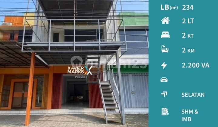 Ruko Kawasan Bisnis Cocok Berbagai Usaha di Soekarno Hatta Malang