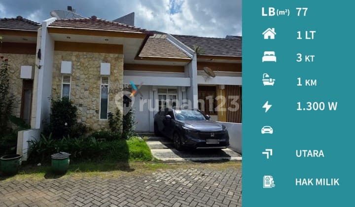 Rumah Full Furnish Area Wisata di Villa Kusuma Pesanggrahan Batu