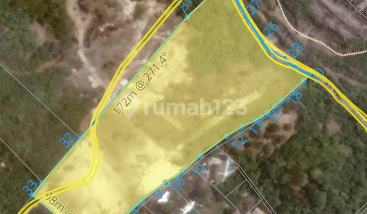 Ocean View Land Parcel Residential Zone in Blimbing Sari, Pecatu, Badung