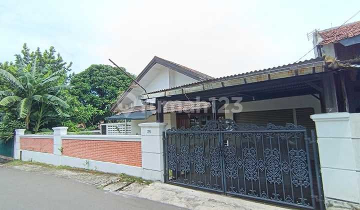 Rumah Lama Lt 395m² Di Jl H Ilyas Rempoa Tangerang Selatan