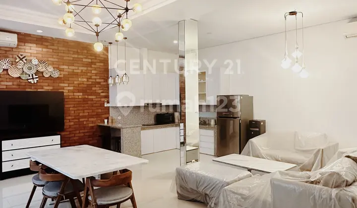 Elegant Minimalist House in Menteng with Indoor Swimming Pool