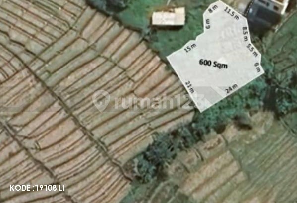 Kavling Dijual Bali, Luas 600 Meter, Kode :19108 Li