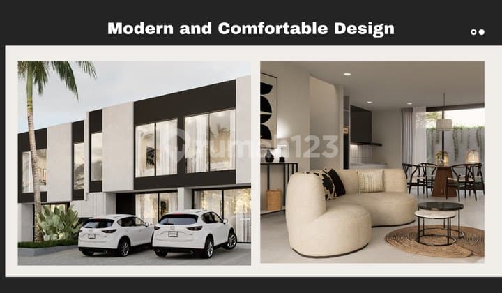 Modern Minimalist Concept Villa for Rent in Canggu, Babakan