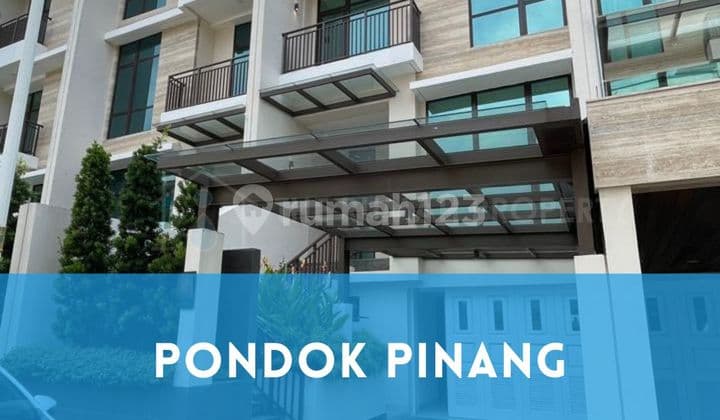 Townhouse 4 Lantai Private Lift Pondok Pinang Dekat ke Pondok Indah