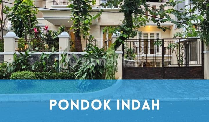 Rumah Komplek Lingkungan Elit Pondok Indah Private Pool