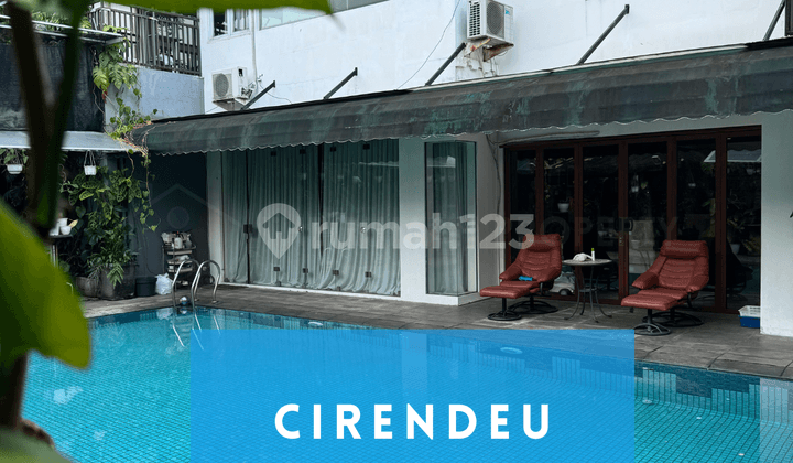 Dijual Rumah Private Pool Komplek Perumahan Bali View Cirendeu