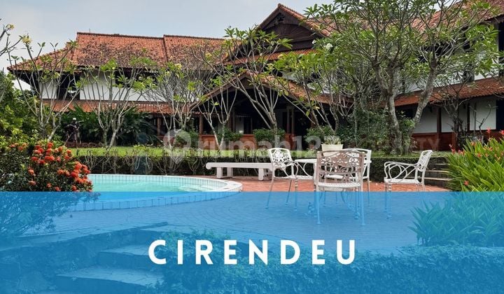 Rumah Mewah Private Pool Tanah 3.600 Meter Cirendeu Ciputat Timur