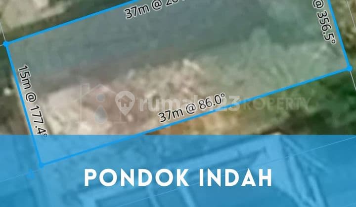 Tanah Kavling Dijual di Pondok Indah Hadap Timur Lingkungan Elit