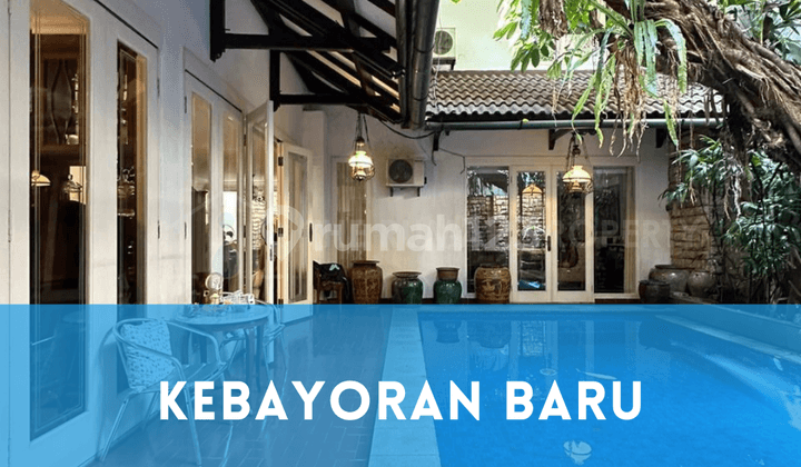Turun Harga Rumah Hang Tuah Kebayoran Baru Private Pool Lokasi Nyaman