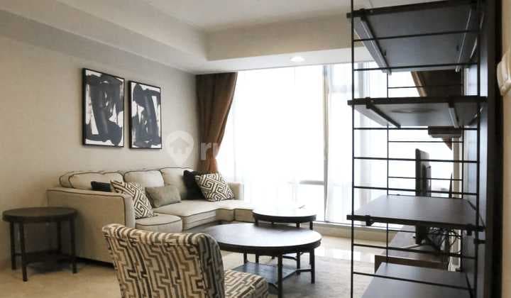 Apartemen Ciputra World 1 The Residences Ascott (My Home) Disewakan di Jakarta Selatan - 2+1 BR Luxurious Fully Furnished