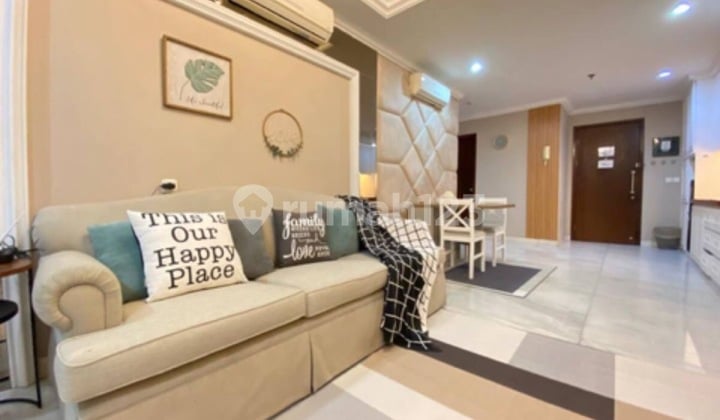 Sahid Sudirman Apartment for Rent in Central Jakarta – 2+1 Bedroom Modern Fully Furnished