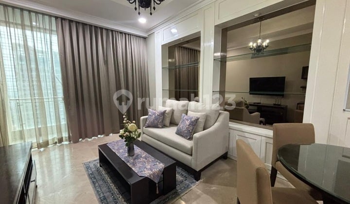 Sewa Apartemen Residence 8 Location in South Jakarta – 2+1 BR Modern Fully Furnished