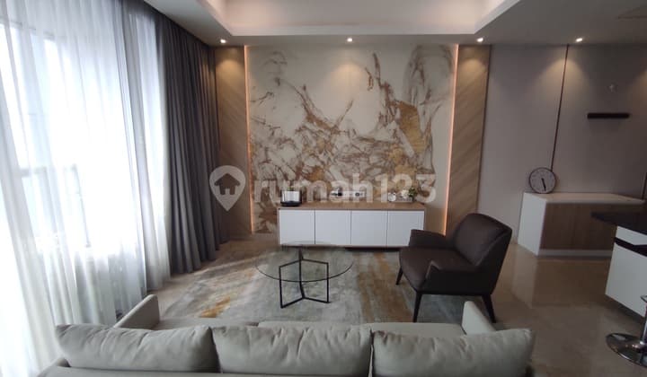 For Rent Apartment at Anandamaya Residence Type 3 BR Fully Furnished - Strategic Location in Central Jakarta