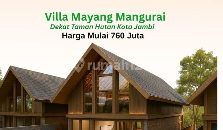 Dijual Villa Lokasi Strategis Dekat Hutan Kota Mayang, Kota Jambi