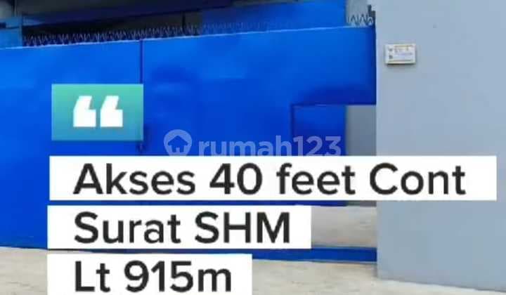 Dijual Gudang LT 915M², LB 480M², Kamal Muara, Penjaringan, Jakarta Utara