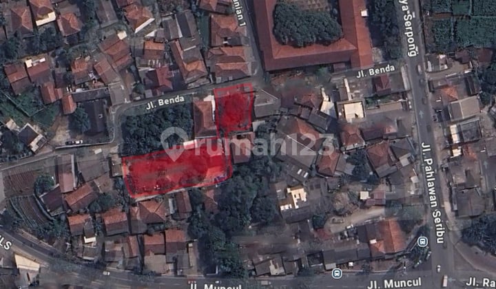 Tanah Bonus Bangunan, Puspitek Serpong.cocok untuk Kontrakan