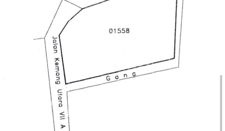 Tanah Jual Cepat 623M2 Kemang, Jakarta Selatan