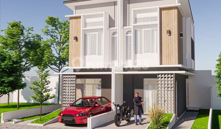 Rumah 2 Lantai Nuansa Pedesaan di Kota Bekasi